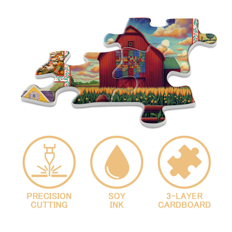 Farmyard Collage Jigsaw Puzzle 1000 Pieces
