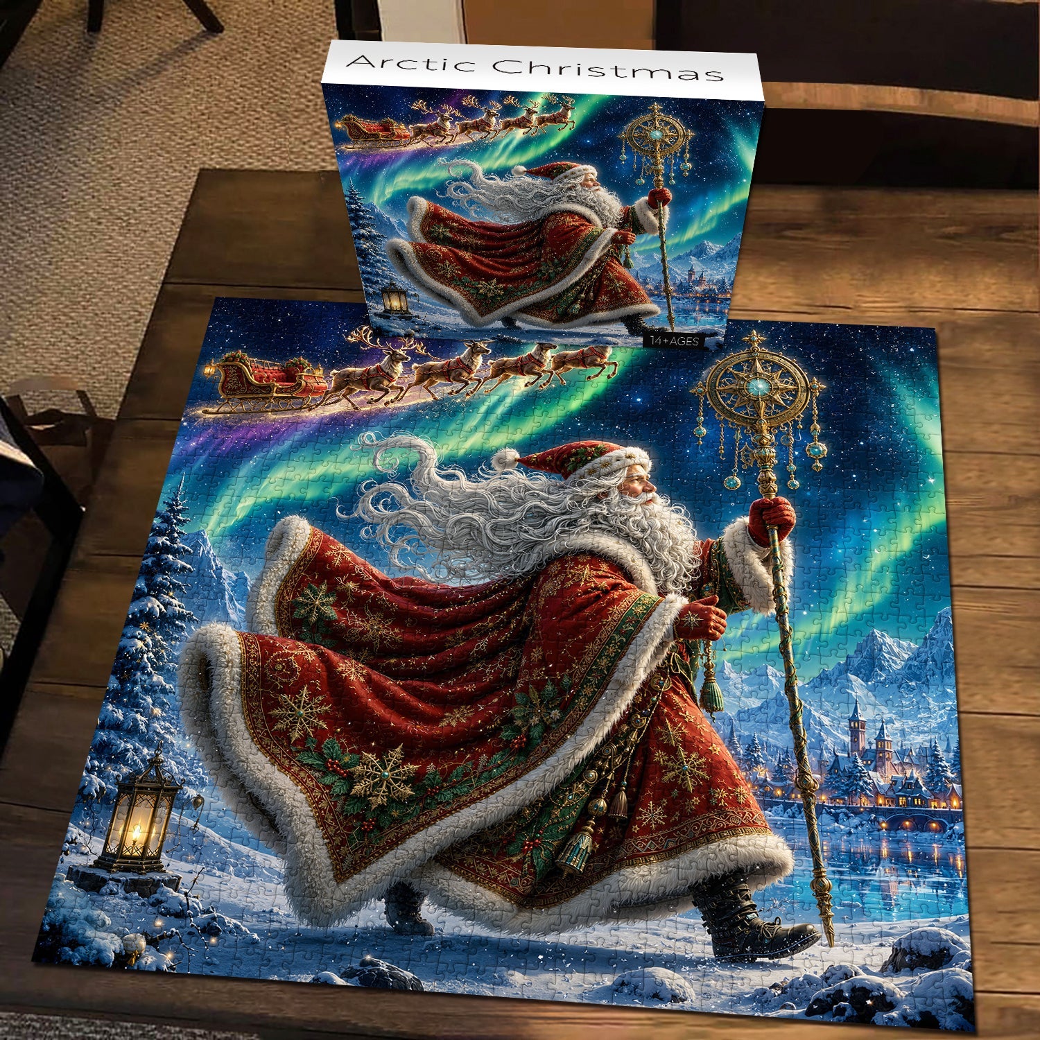 Puzzle natalizio artico da 1000 pezzi