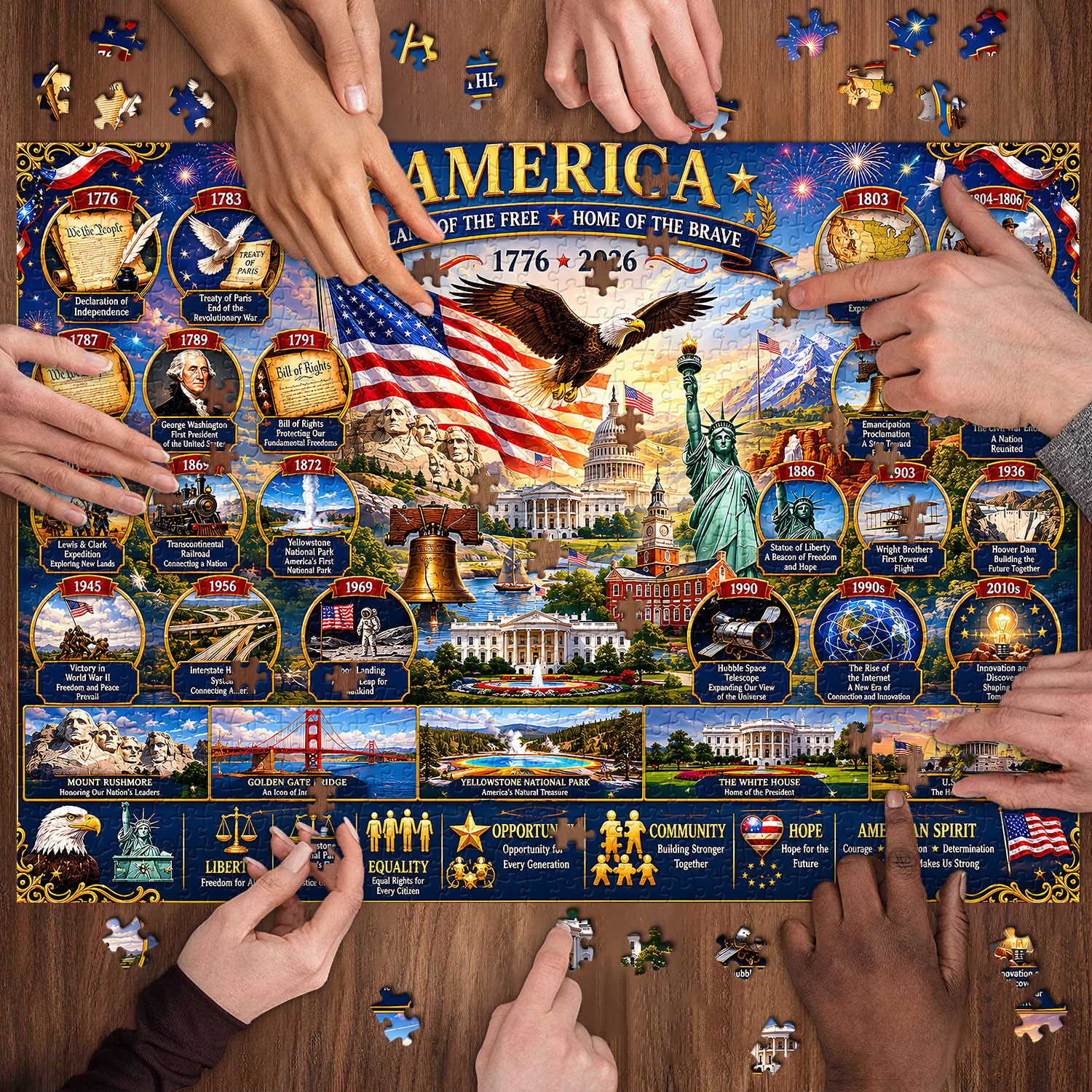 American Glory Puzzle 1000 Teile