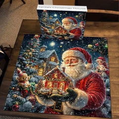 Puzzle Maison de Noël du Père Noël 1000 pièces