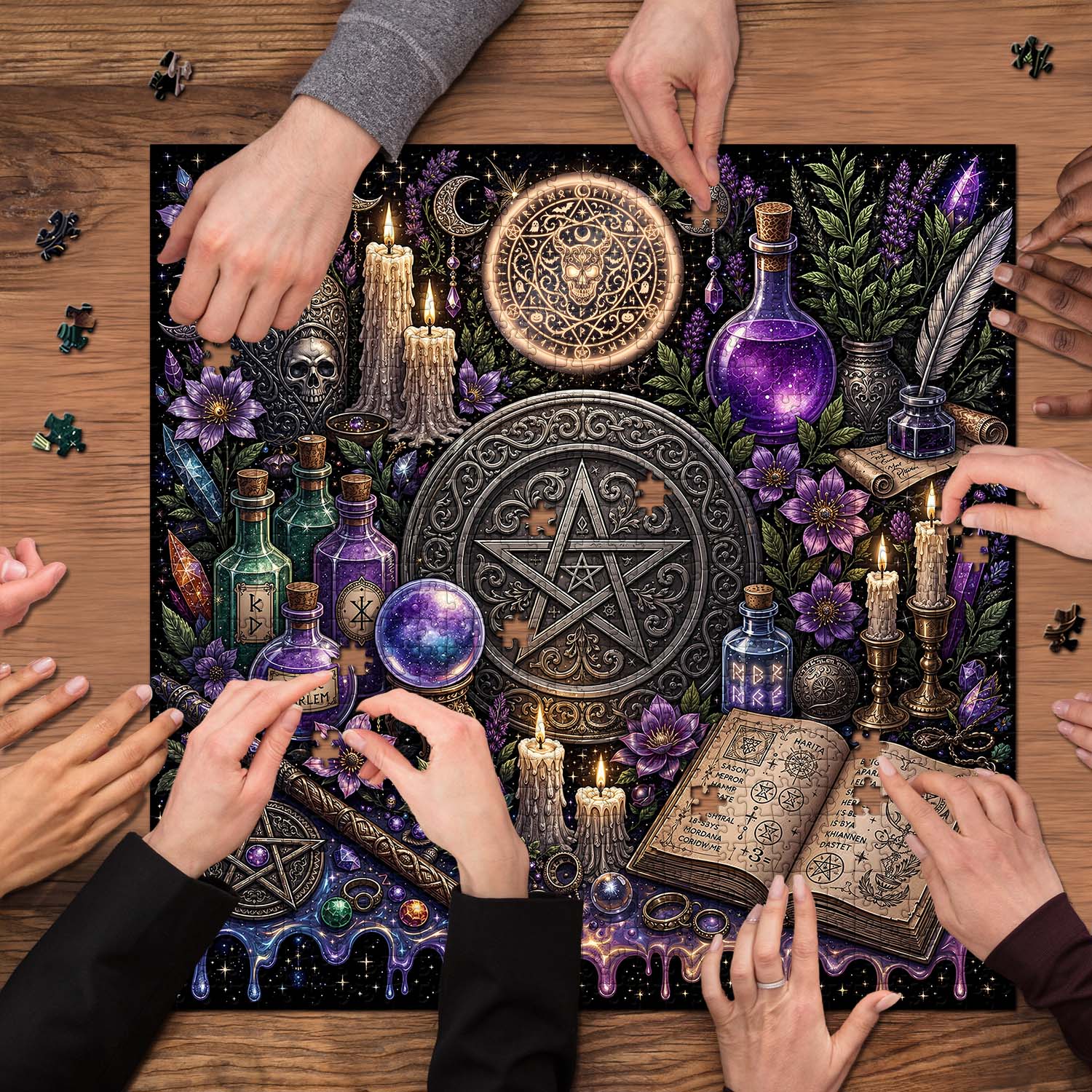 Halloween Magic Potions Jigsaw Puzzle 1000 Piece