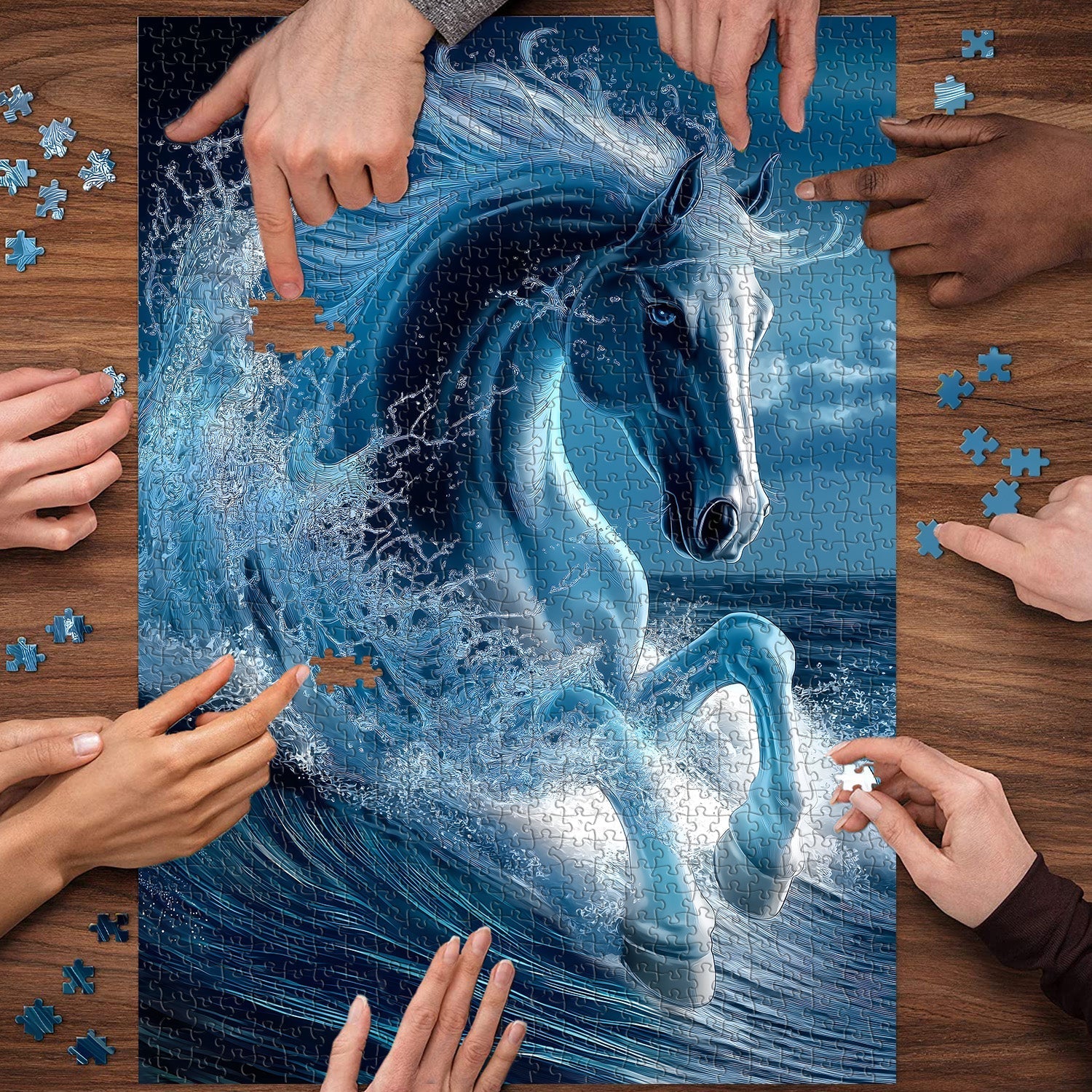 Surfendes Pferd Puzzle 1000 Teile