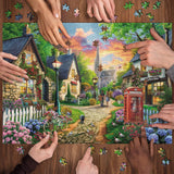 Churchyard Walk Jigsaw Puzzle 1000 Pieces