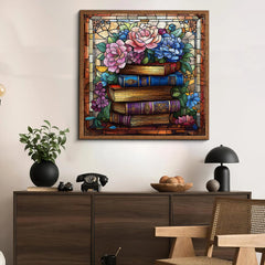 Seiten und Blumen Puzzle 1000 Stücke