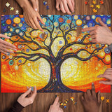 Mosaic Tree of Life Jigsaw Puzzle 1000 Pieces