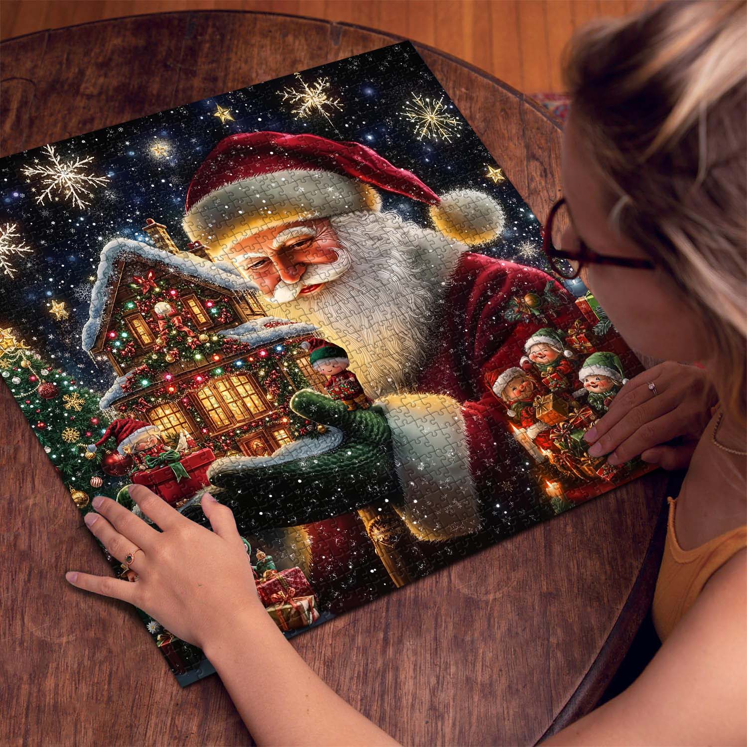 Puzzle L'Atelier Magique du Père Noël 1000 pièces