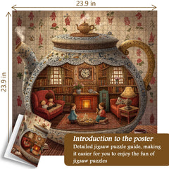 Accogliente puzzle a squarciale 1000 pezzi