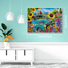Campagna di uccelli uccelli puzzle 1000 pezzi