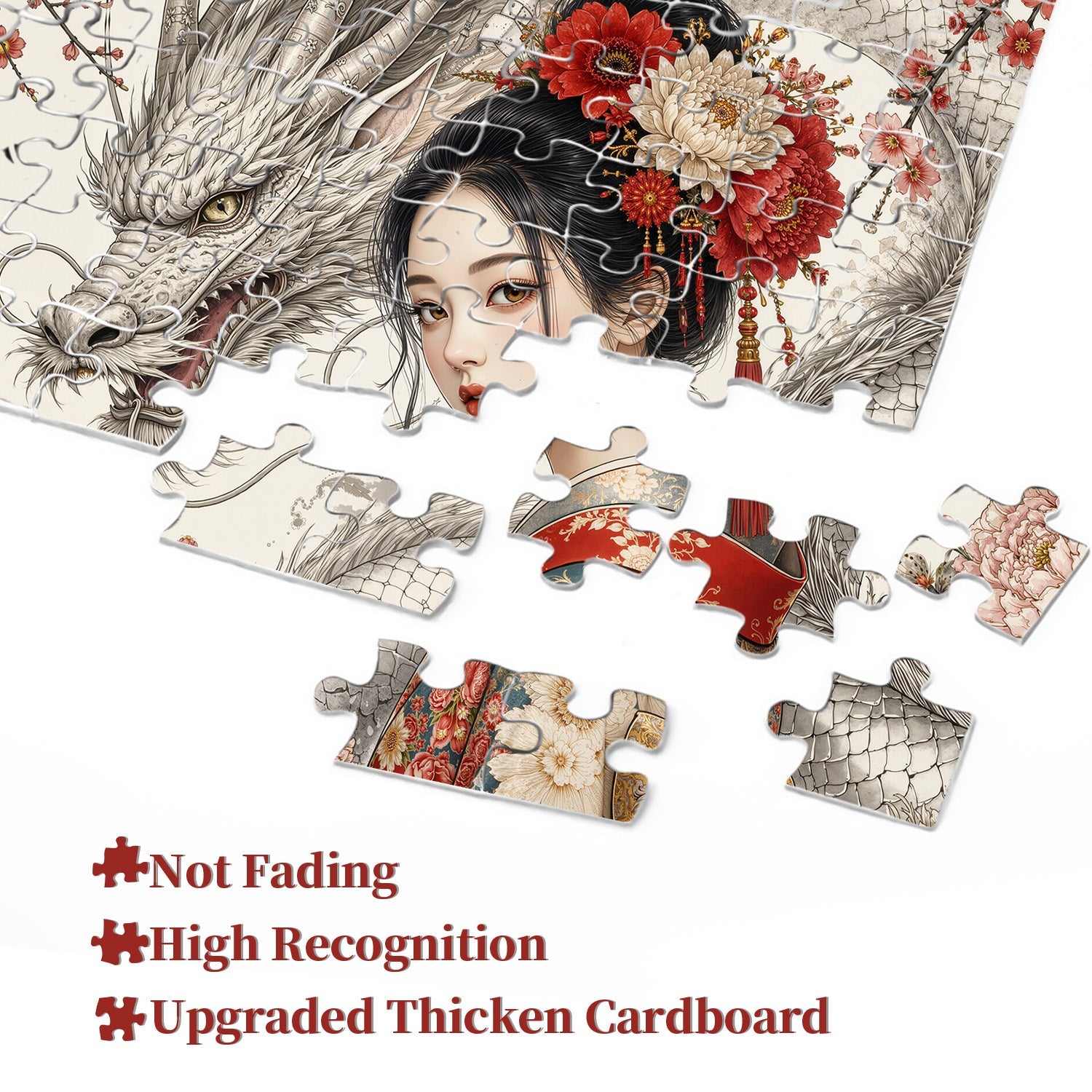 Dragon Maiden Jigsaw Puzzle 1000 Pieces