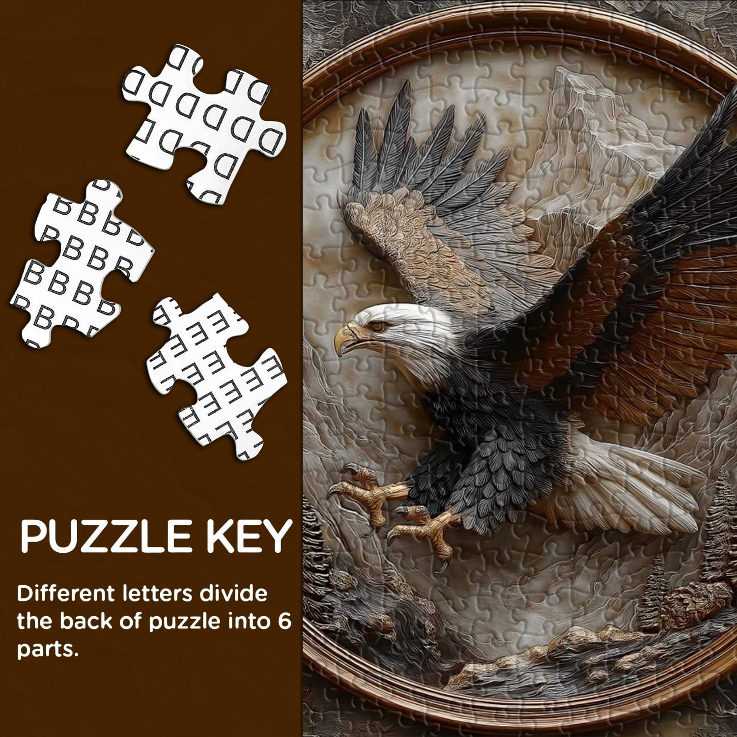 Aureate Eagle Jigsaw Puzzle 1000 Pieces