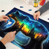 Luminous Bear Trek Jigsaw Puzzle 1000 Pieces