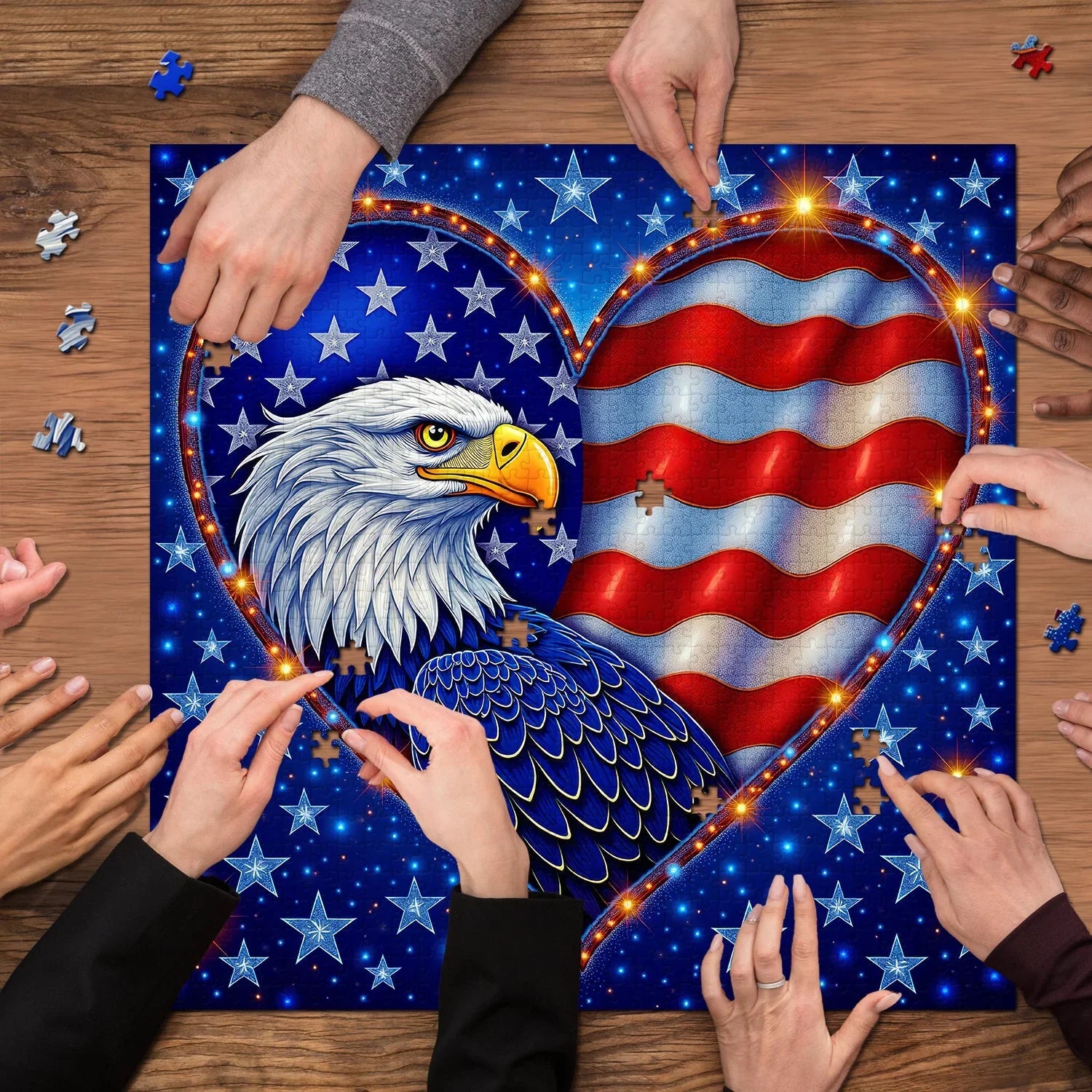 Wings Of Liberty Jigsaw Puzzle 1000 Pieces