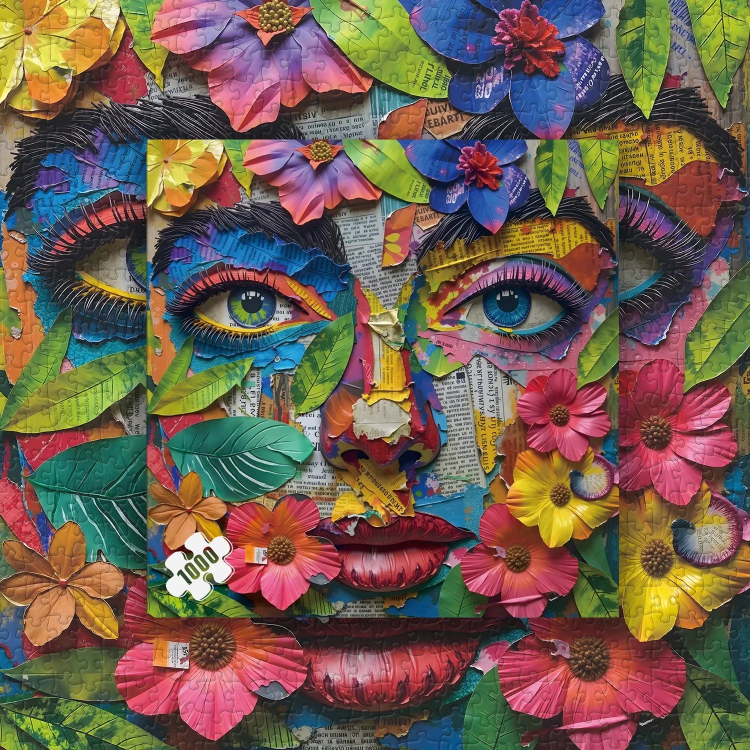 Newspaper Eyes Jigsaw Puzzle 1000 Pieces