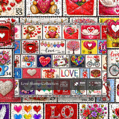 Love Stamp Collection Jigsaw Puzzle 1000 Pieces
