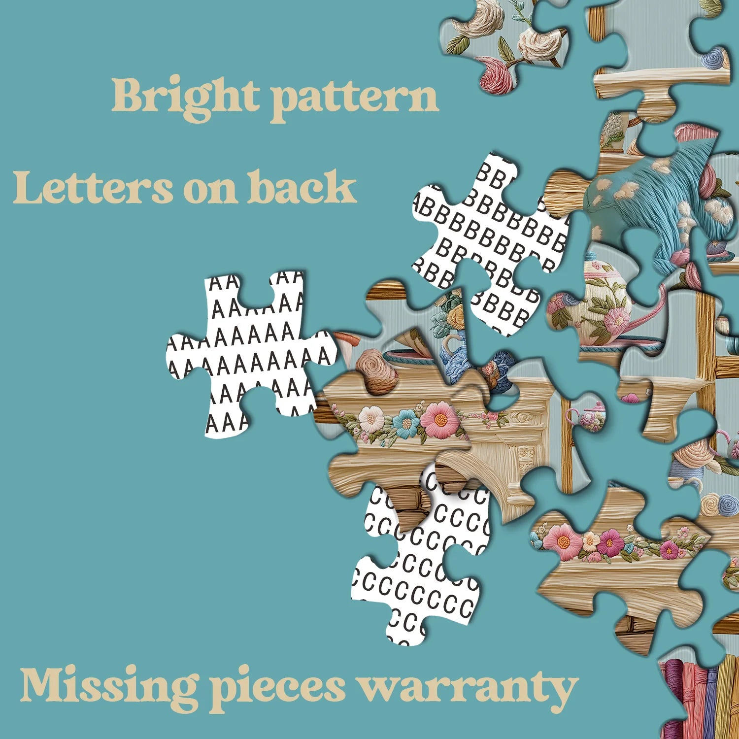 Puzzles à l'angle confortable 1000 pièces