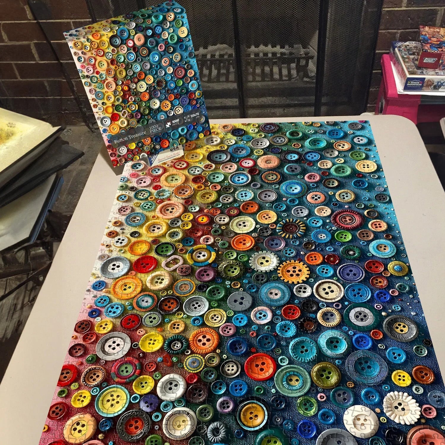 Button Treasure Jigsaw Puzzle 1000 Stücke