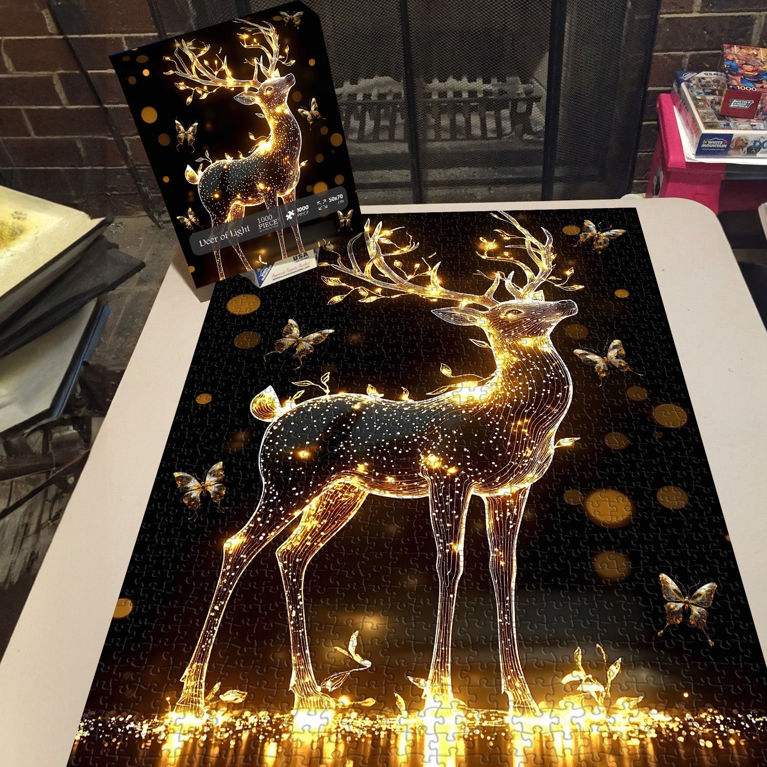 Cerf de puzzle léger 1000 pièces