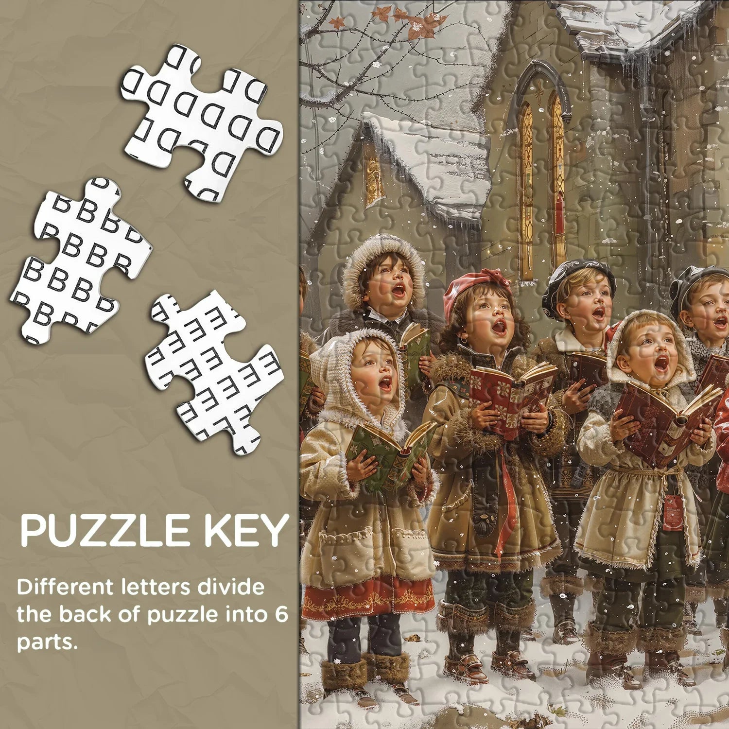 Chorale d'hiver puzzle 1000 pièces