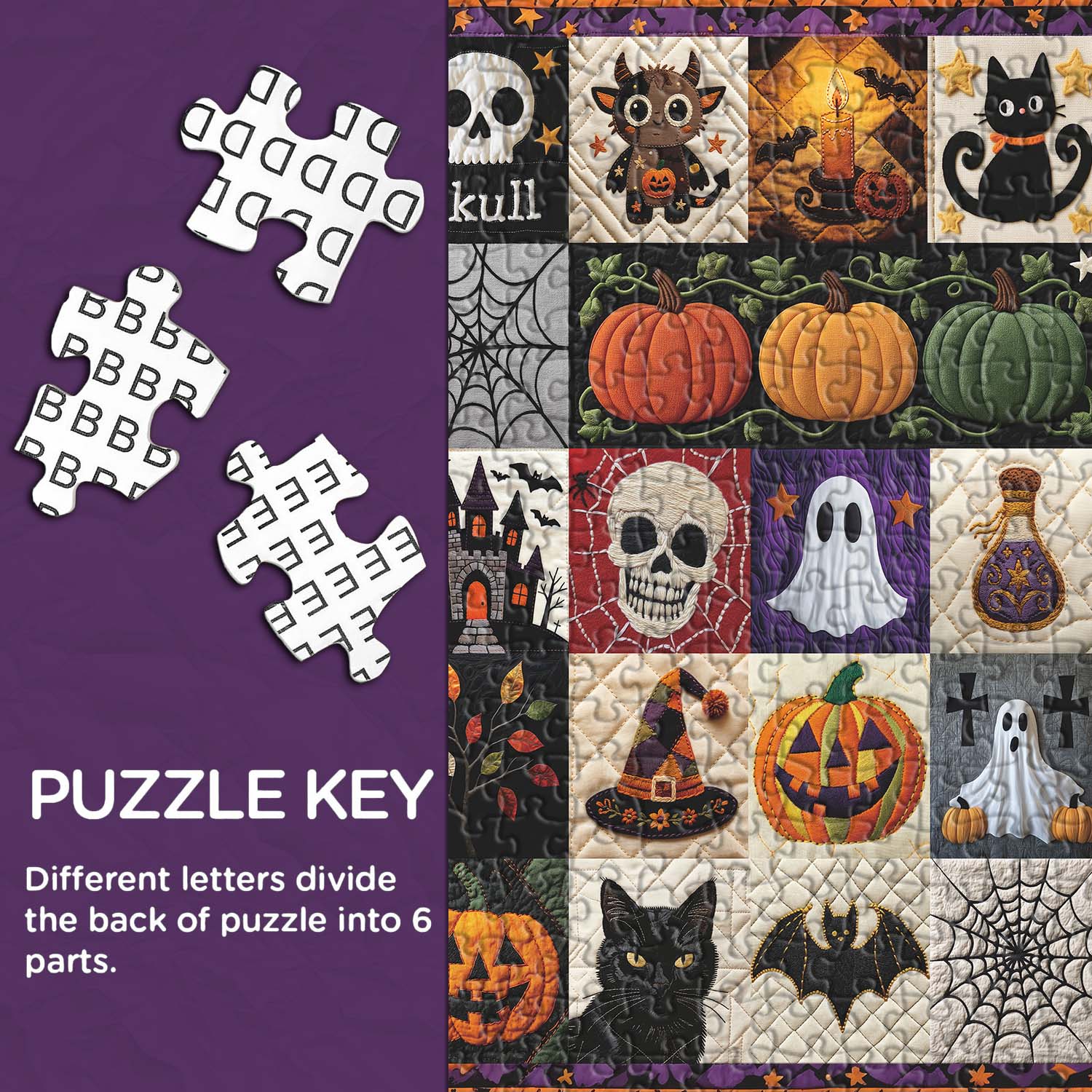 Halloween Collage Puzzle 1000 Teile