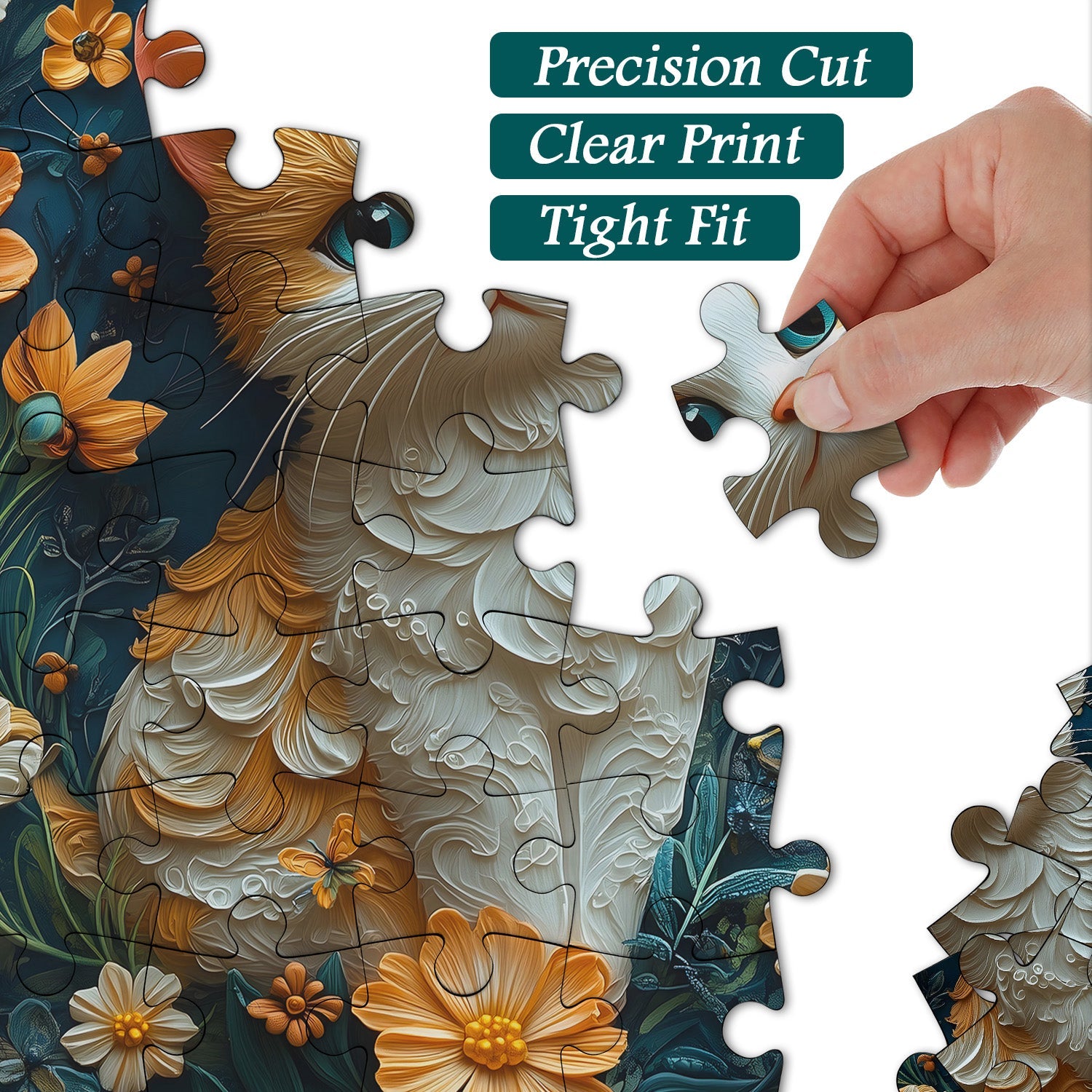 Cat Garden Oasis Jigsaw Puzzle 1000 Pieces