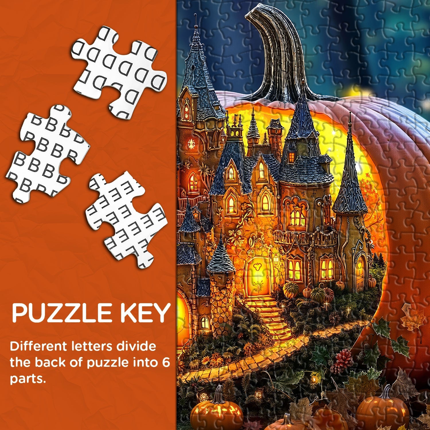 Fairytale Pumpkin Kingdom Jigsaw Puzzle 1000 Pieces