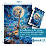 Seaside Moonlight Guitar Jigsaw Puzzles 1000 Pieces