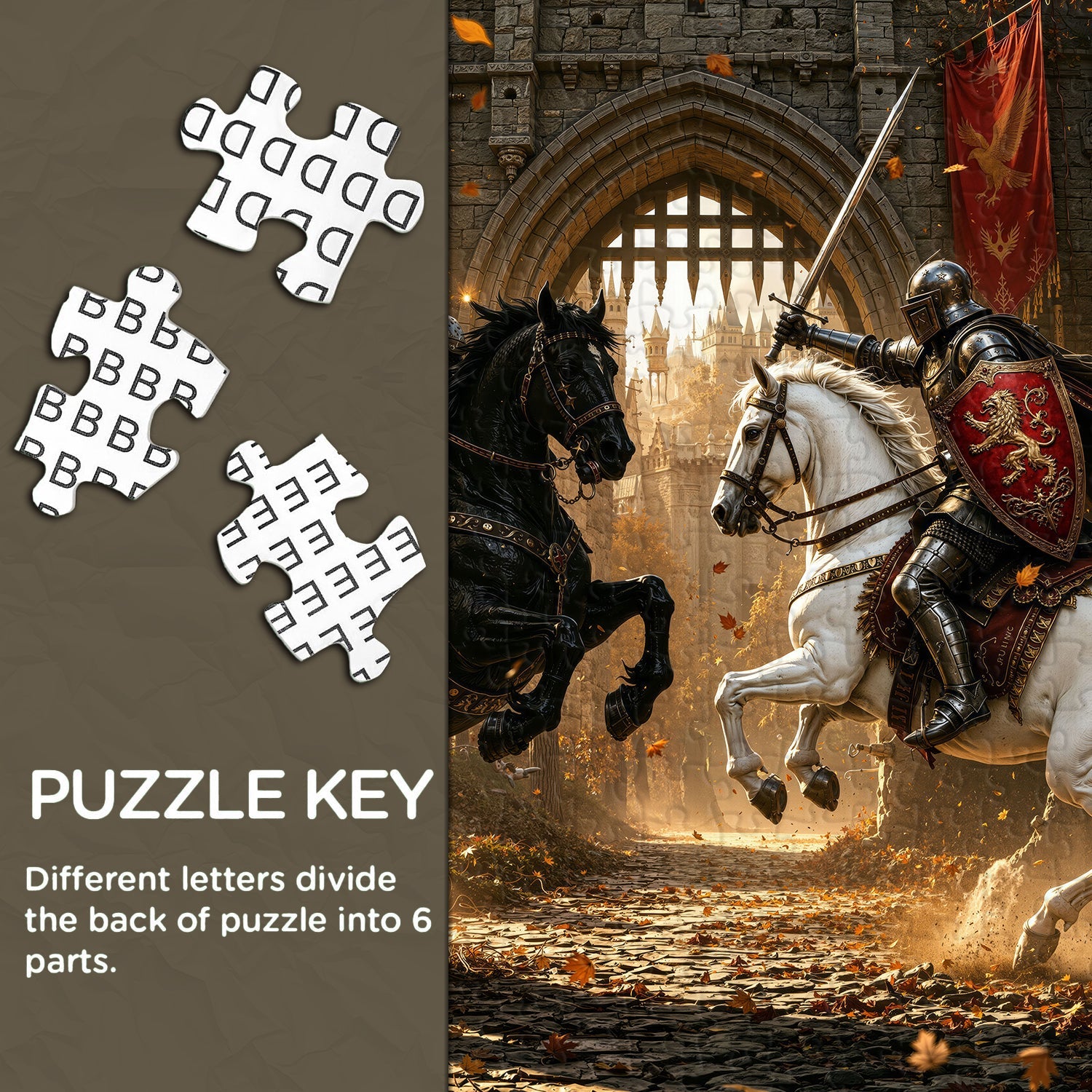 Puzzle del Duello del Castello d'Autunno da 1000 pezzi