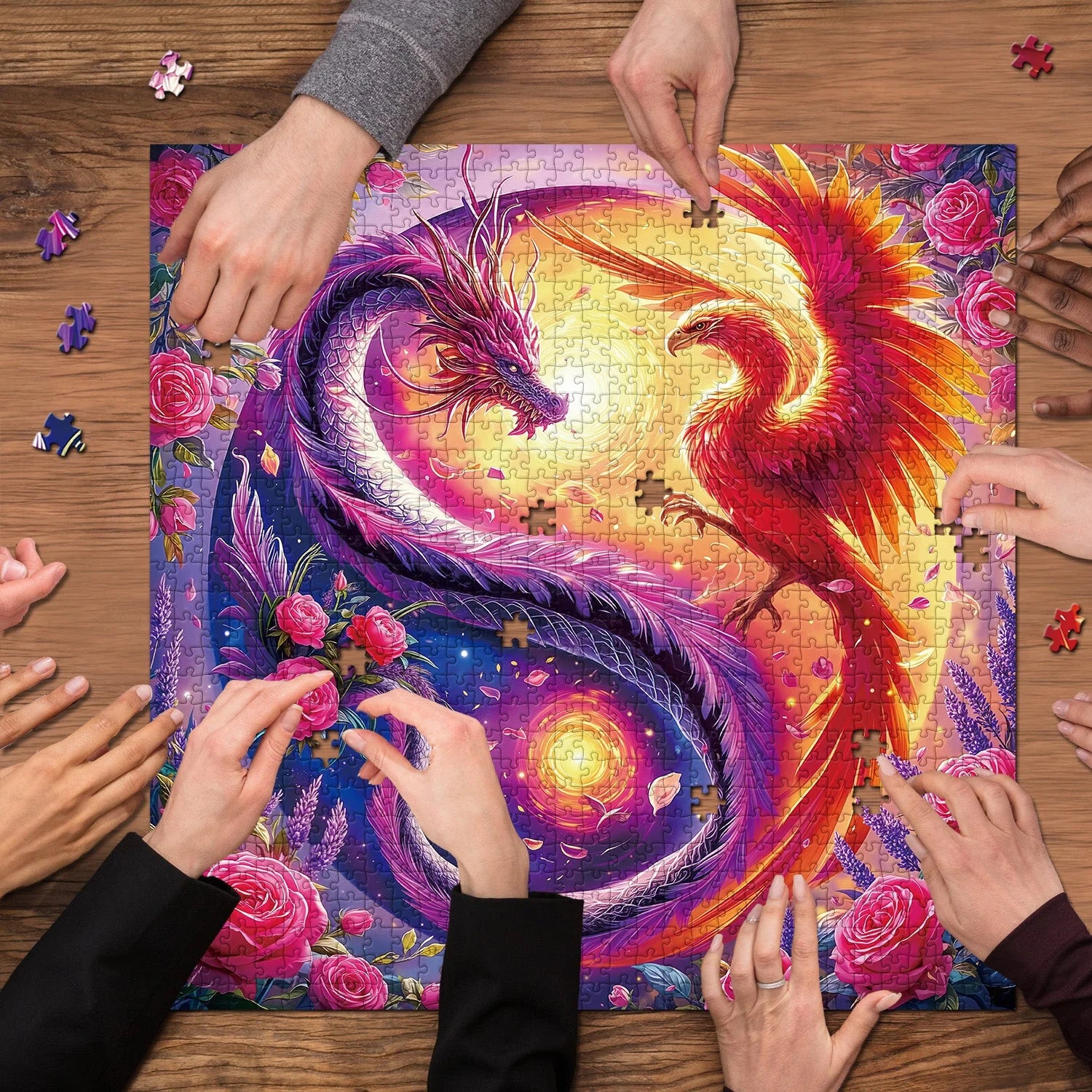 Drache & Phönix Puzzle 1000 Teile