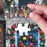 Christmas Door Kaleidoscope Jigsaw Puzzle 1000 Pieces