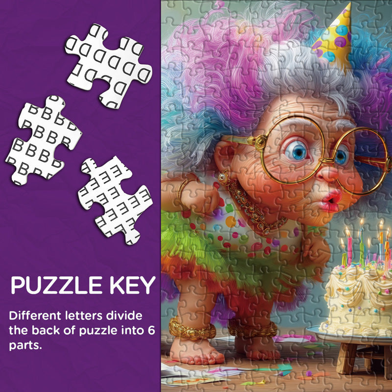 Joyful Wrinkles Jigsaw Puzzle 1000 Pieces
