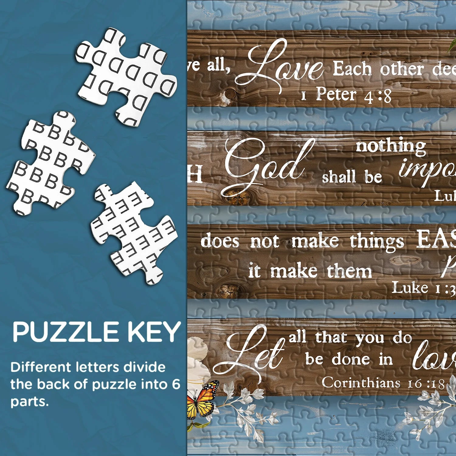 Love & Faith Jigsaw Puzzle 1000 Pieces