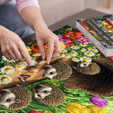 Hedgehog's Paradise Jigsaw Puzzle 1000 Pieces