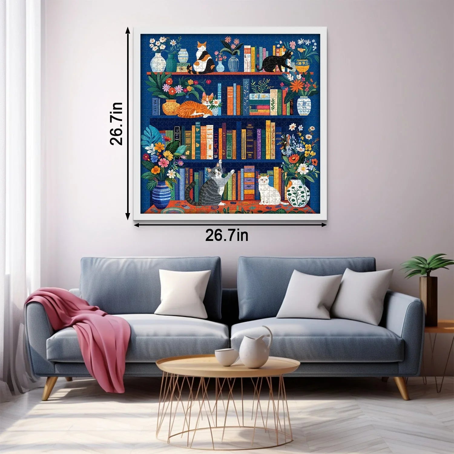 Whiskers & Books Jigsaw Puzzles 1000 Pieces
