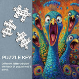 Peacock Scream Jigsaw Puzzles 1000 Pieces