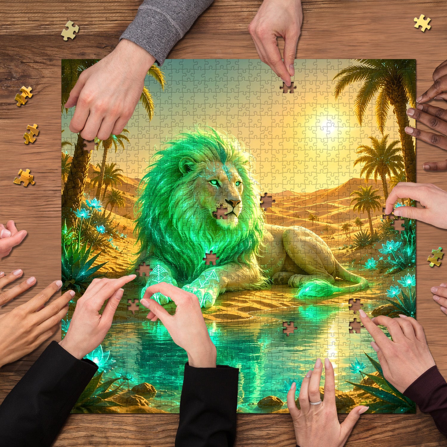 Aurora Dune King Jigsaw Puzzle 1000 Pieces