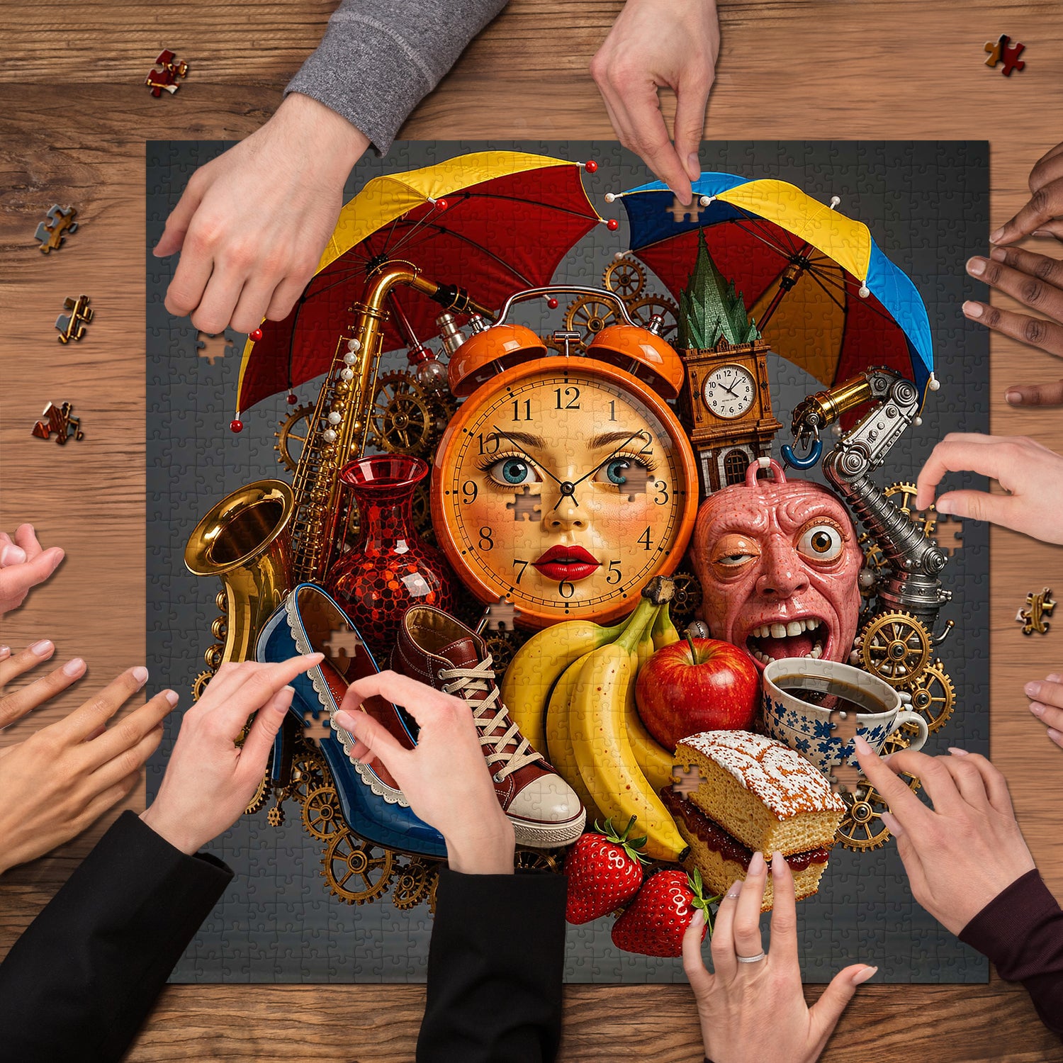 Colorful Chaos Jigsaw Puzzle 1000 Pieces
