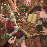 Santa's Piano Party Jigsaw Puzzles 1000 Pieces