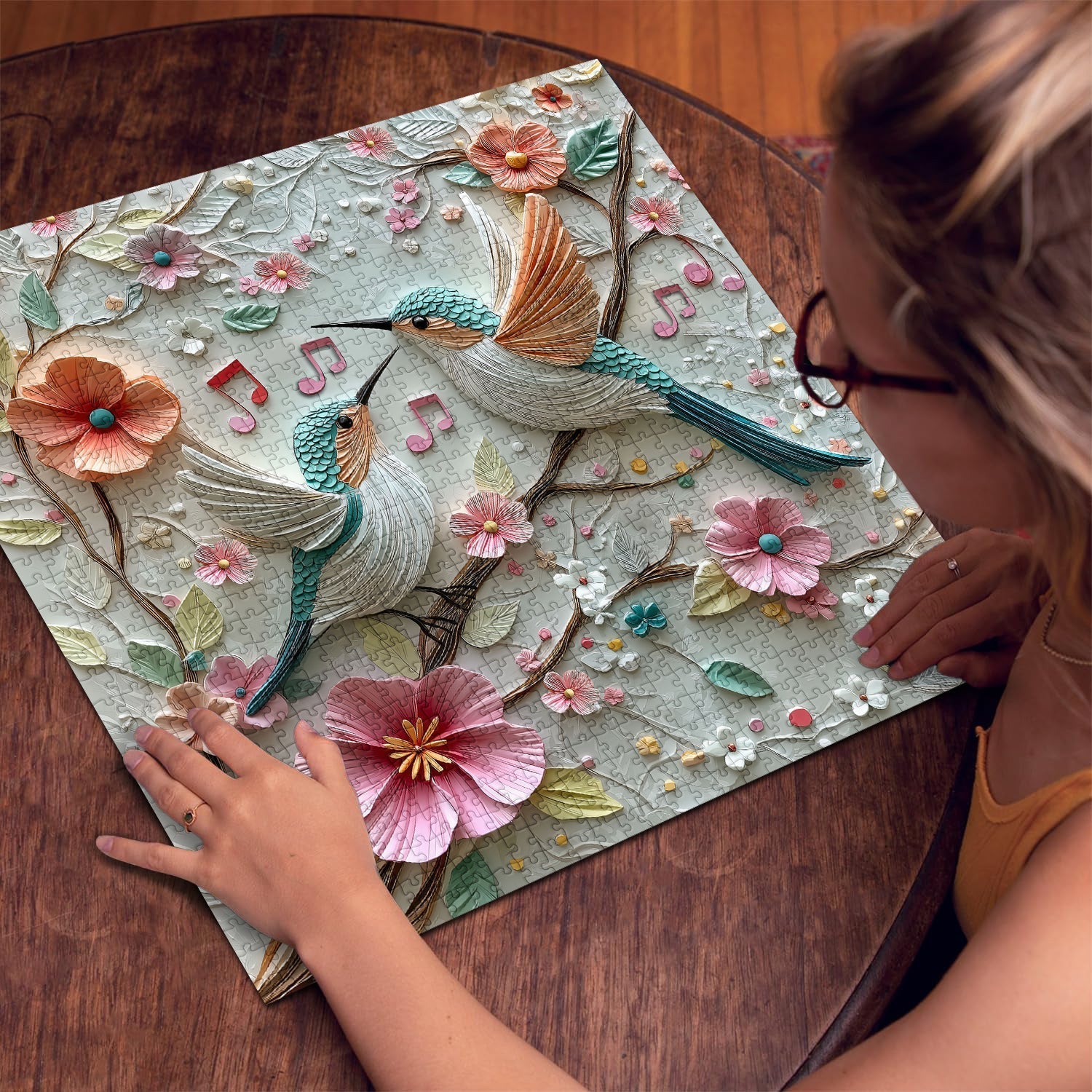 Birdsong Bloom Jigsaw Puzzle 1000 Pieces