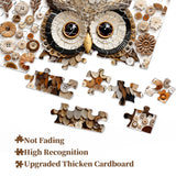 Button Owl Jigsaw Puzzle 1000 Pieces