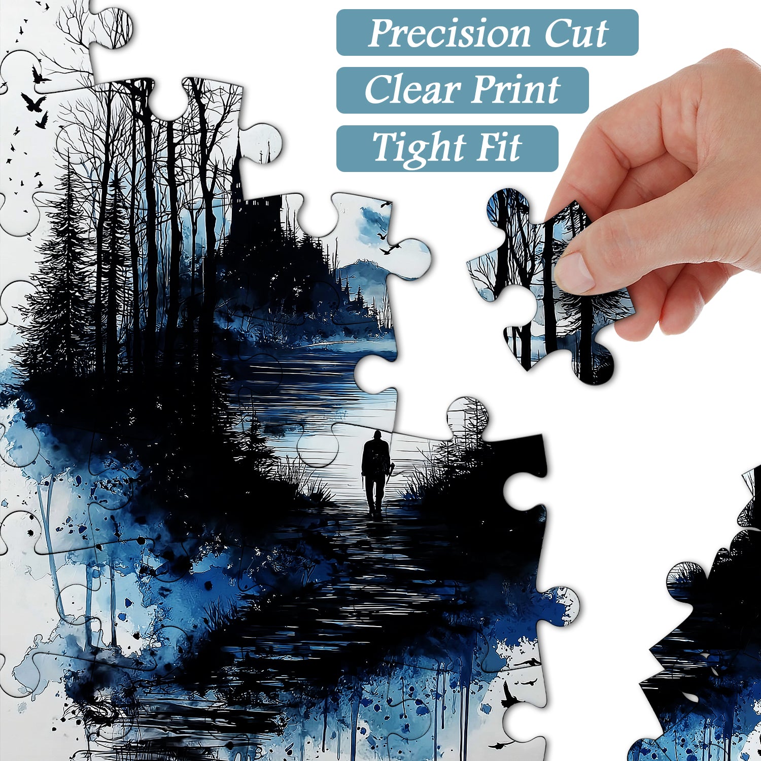 Lone Shadow Lake Jigsaw Puzzle 1000 Pieces