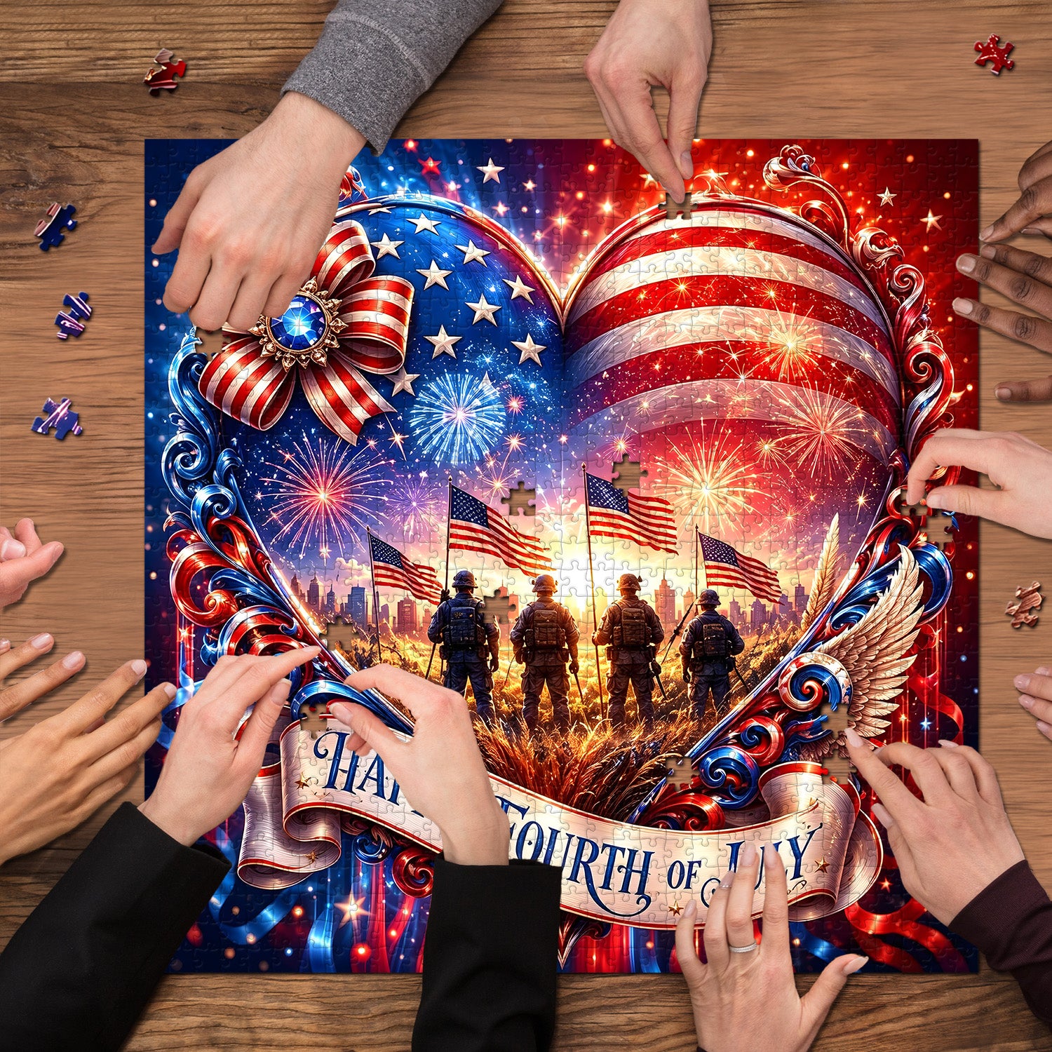 American Heart Jigsaw Puzzle 1000 Pieces