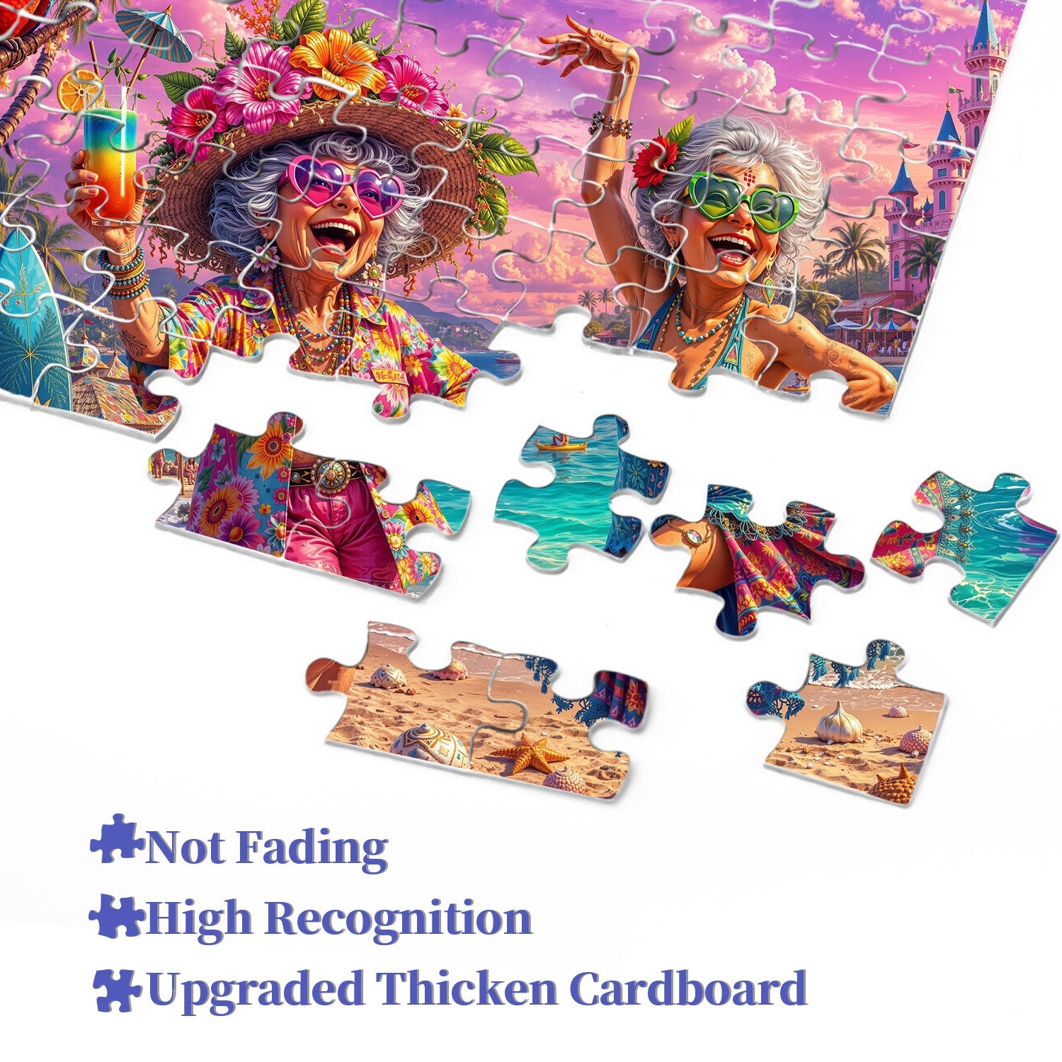 Puzzle Grannies Beach Party 1000 pièces