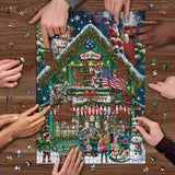 Christmas Store Advent Calendar Jigsaw Puzzle 1000 Pieces