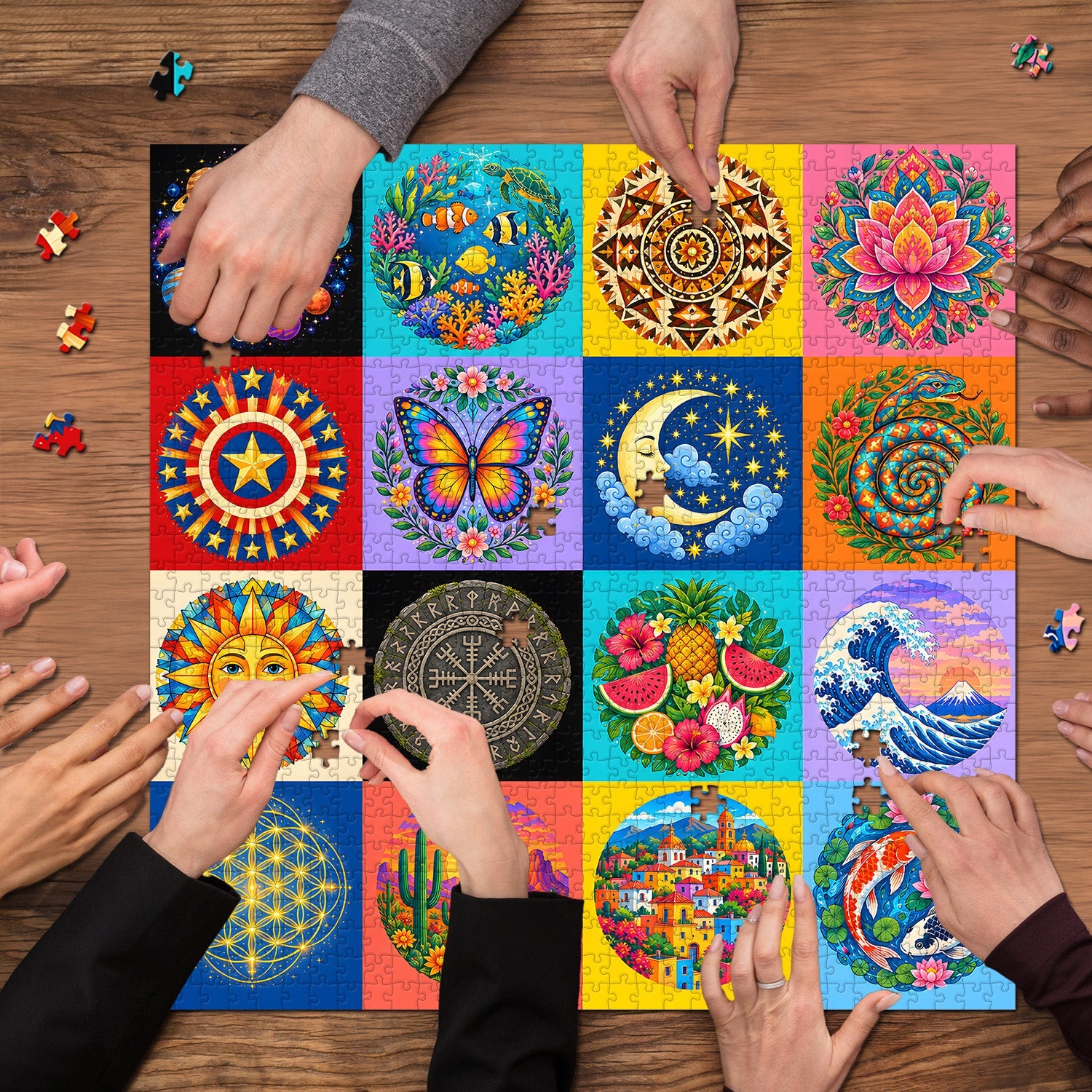Circular Visions Puzzle 1000 Teile
