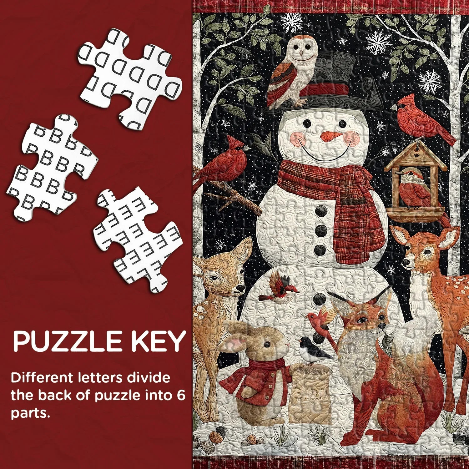Joyful Snowy Jigsaw Puzzle 1000 Pieces