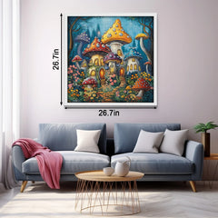 Incantato puzzle di villaggi di funghi 1000 pezzi