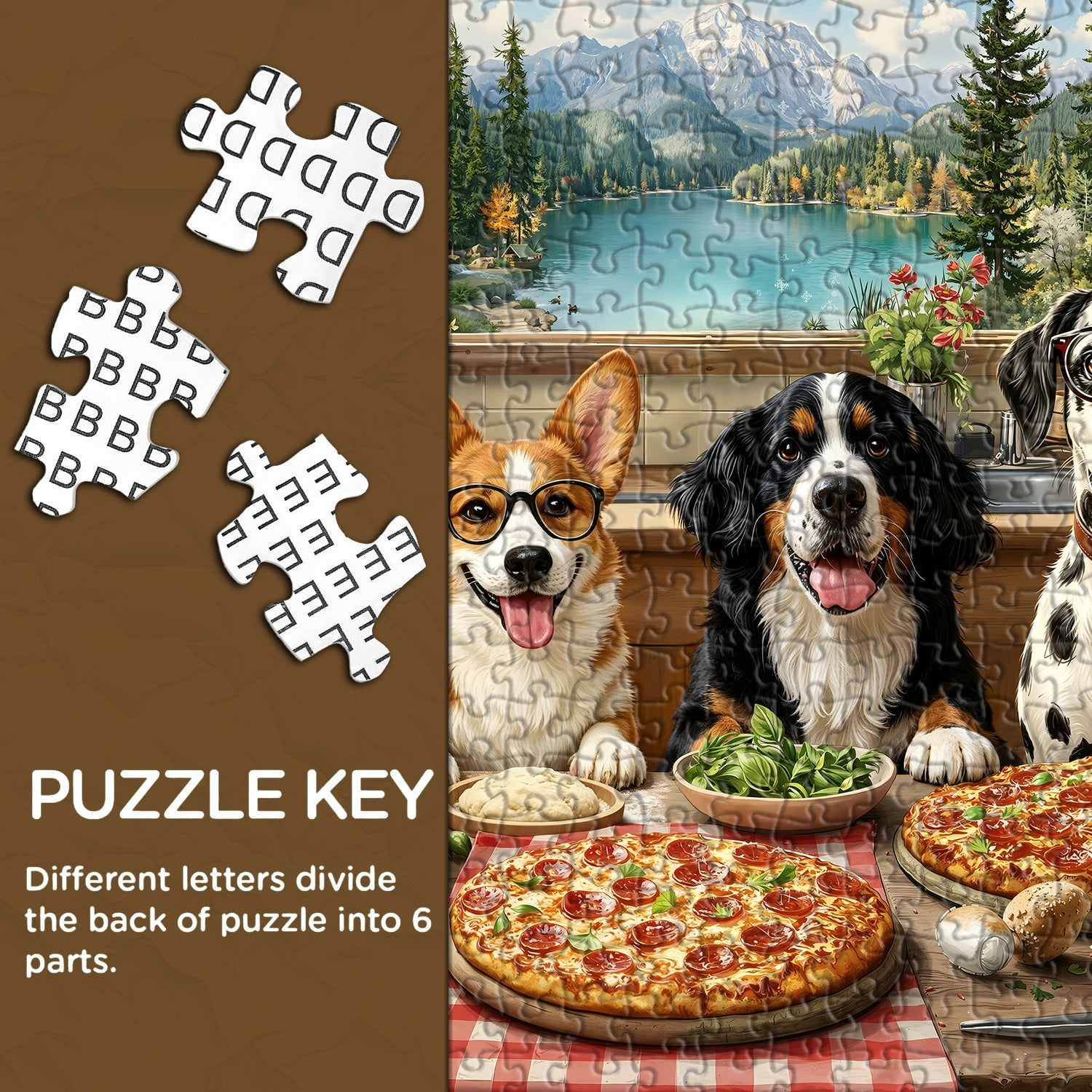 Lakeside Pizza Crew Jigsaw Puzzle 1000 Pieces