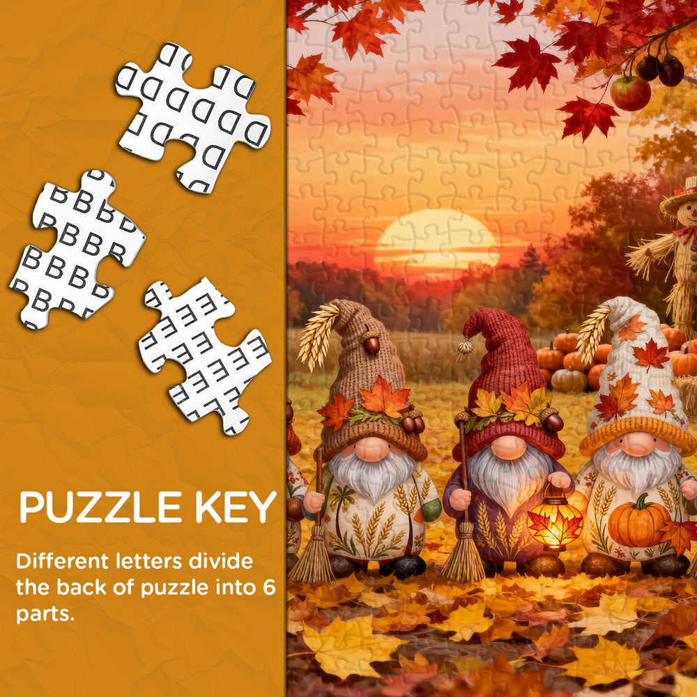 Gnomes of the Harvest Woods Jigsaw Puzzle 1000 Pieces