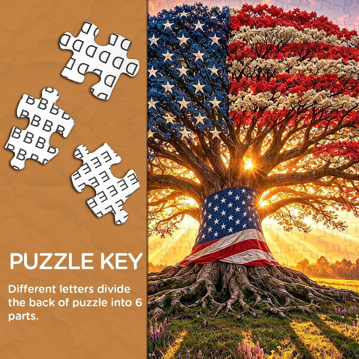 Liberty Root Oak Jigsaw Puzzle 1000 Pieces