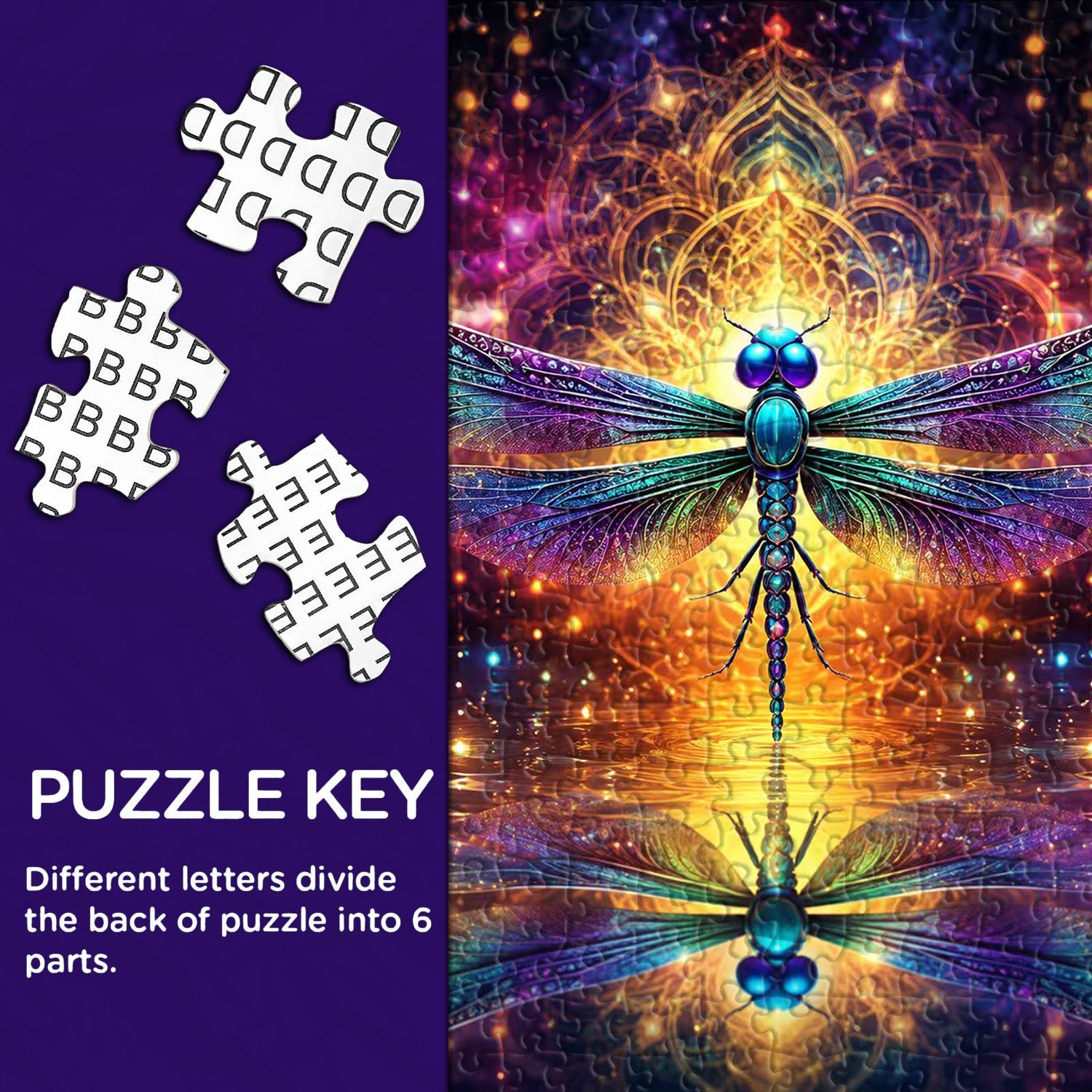 Heiliges Licht Libelle Puzzle 1000 Teile